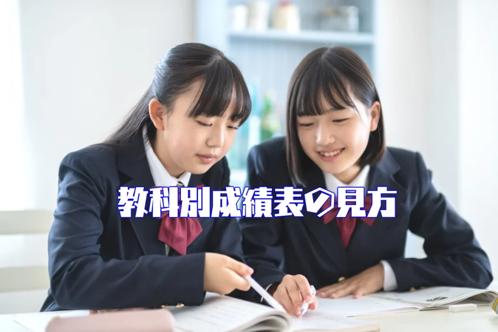 教科別成績表の見方