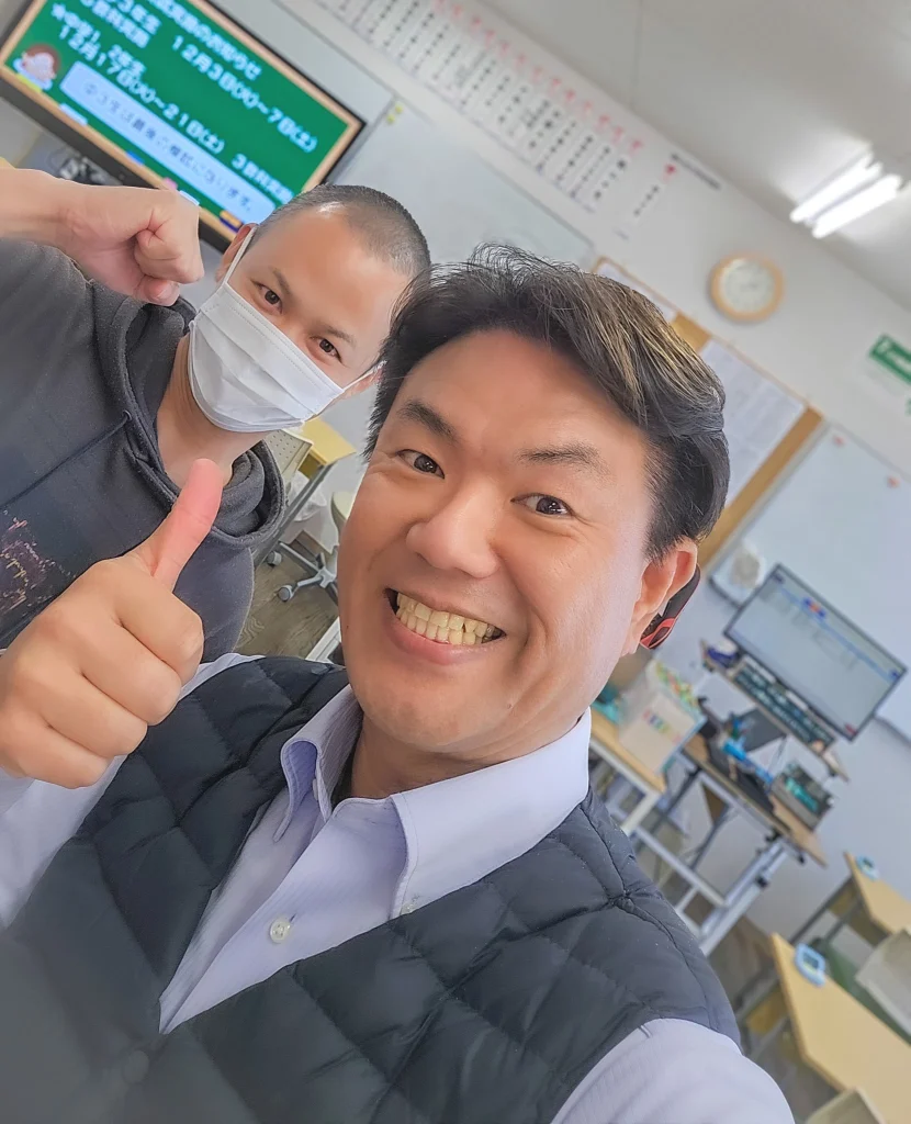ING進学塾飯田先生と吉澤